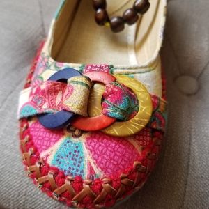 Boho flat shoes